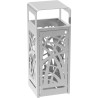 Poubelle inox Rossignol Cybel Extrême vigipirate