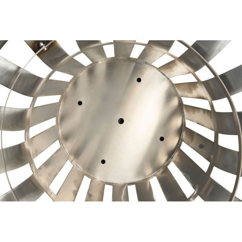 Poubelle inox 1 flux pour extérieur Rossignol Tulipe