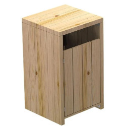 Corbeille bois d'extérieur Benito Picco PA664