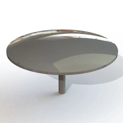 Clou de voirie en inox poli