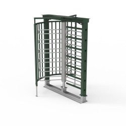 Tourniquet de sécurité avec grille tiers de tour - Hauteur 2,1 m