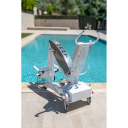 Siège ascenceur PMR de piscine mobile - MobiAccessPool