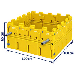 Pack de blindage de fouilles léger pour chantier