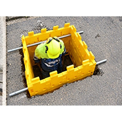 Pack de blindage de fouilles léger pour chantier