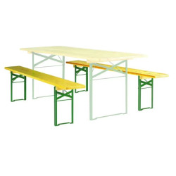 Banc en bois pliant et empilable Pilsen