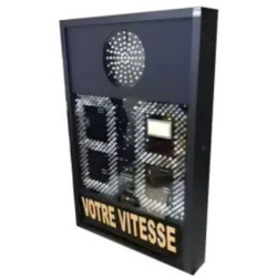 Radar pédagogique de vitesse avec ou sans flash - Eco City