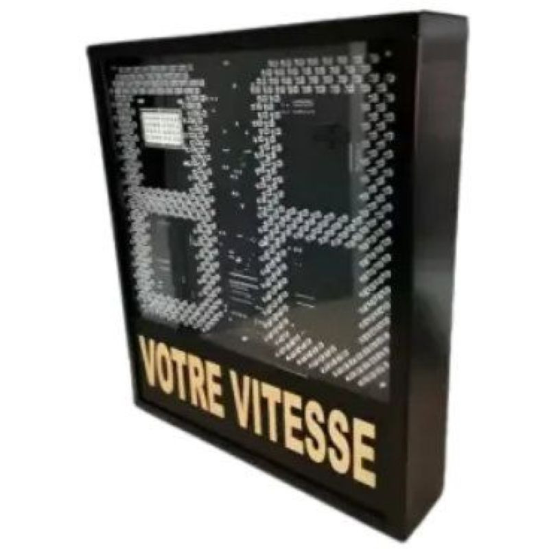 Radar de vitesse pédagogique avec ou sans flash - Eco City