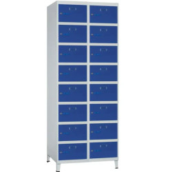 Casier vestiaire monobloc sur pieds - 8 casiers par colonne SZ