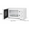 Micro-ondes 20 litres 700 W pour cafétéria