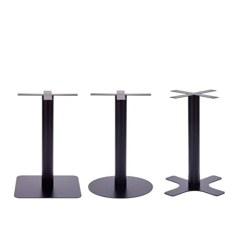 Pied central carré, rond ou en croix pour table