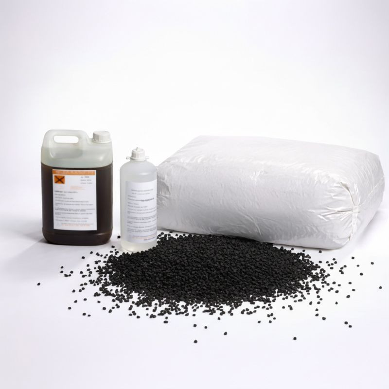 Kit de réparation SBR Hexdalle XE Color pour sol coulé