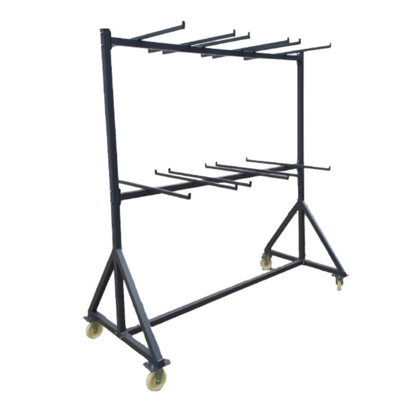 Chariot de stockage 96 chaises pliantes métal ou 52 chaises polypro