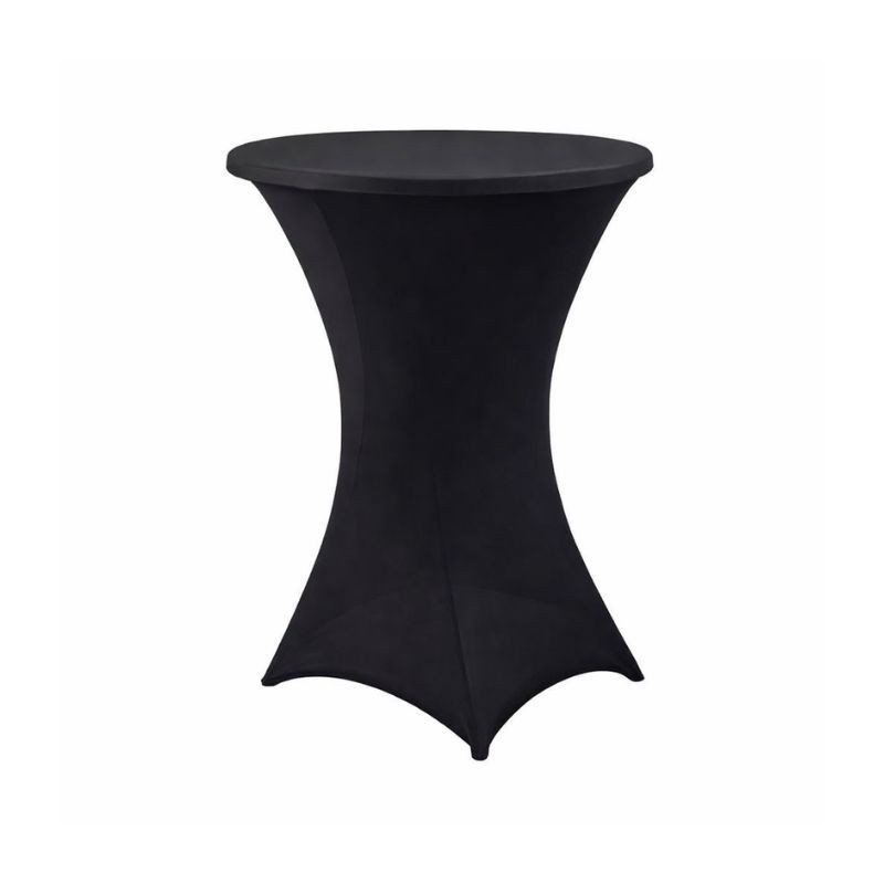 Housse anti feu et extensible pour table mange debout Event