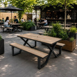 Table pique nique en stratifié HPL - Durable