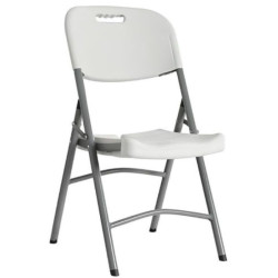 Chaise pliante anti feu M2 en PEHD avec accroche - Lot de 4, 500, 100