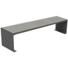 Banquette pour espaces public en métals