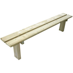 Banquette en bois Turin avec ou sans dossier