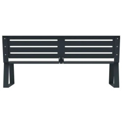 Banc public en métal - Ballade