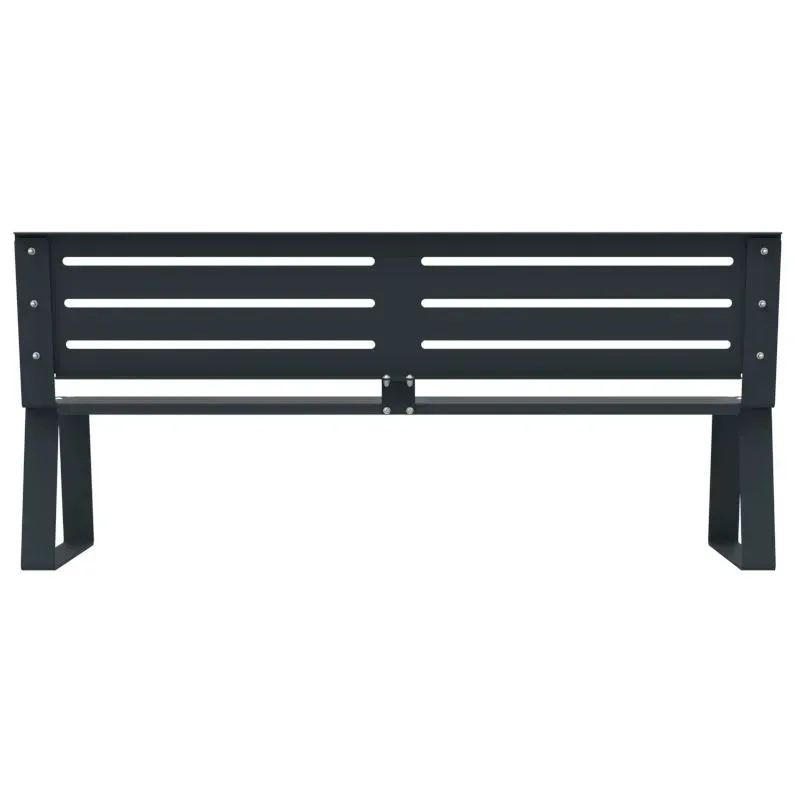 Banc public en métal - Ballade