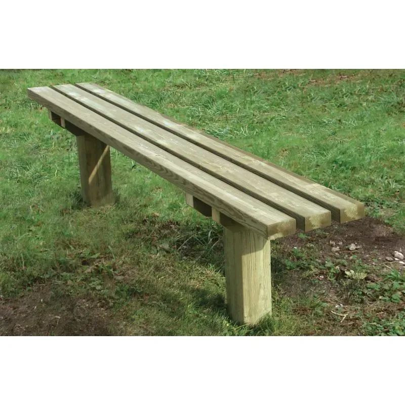 Banc bois Beausoleil en pin autoclave classe 4 L.200 cm