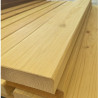 Lame en pin pour banc public 180 x 11 x 3.5 cm
