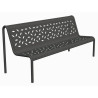 Banc Tubular Fabregas en tôle emboutie - Livré monté