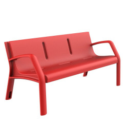 Banc en polyéthylène recyclable Alvium