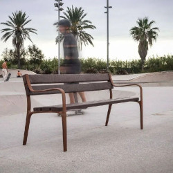 Banc Citizen en plastique recyclé et recyclable