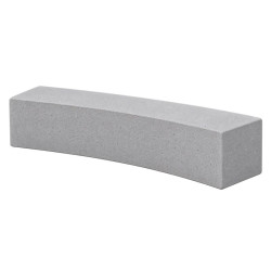 Banquette en béton rectangulaire courbée - Cestas