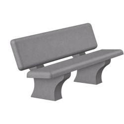 Banc public en béton - Détente