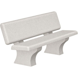 Banc urbain en béton - Détente