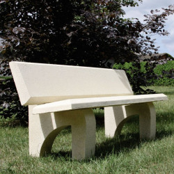 Banc public en béton - Andernos