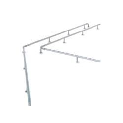 Protection pare-chocs en inox pour magasin - Wanzl