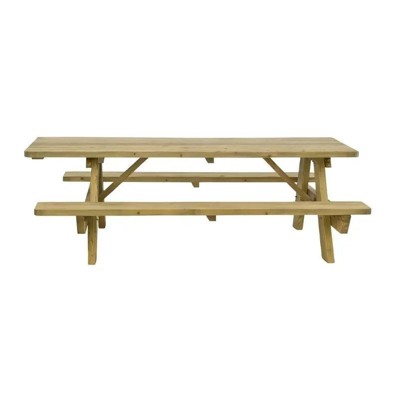 Table pique nique en Pin épaisseur 45 mm - Maubuisson