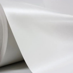 Bâche PVC ignifuge M1 blanche pour protection et décoration