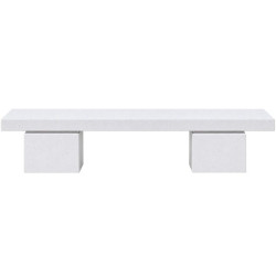 Banquette en béton - Merisier