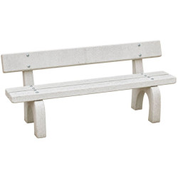 Banc d'extérieur en béton - Platane