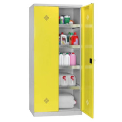 Armoire haute de sûreté avec bacs de rétention