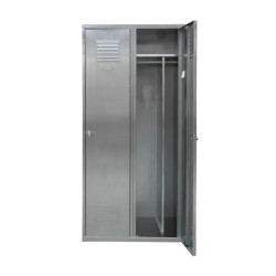 Vestiaire inox industrie salissante LIGNE50