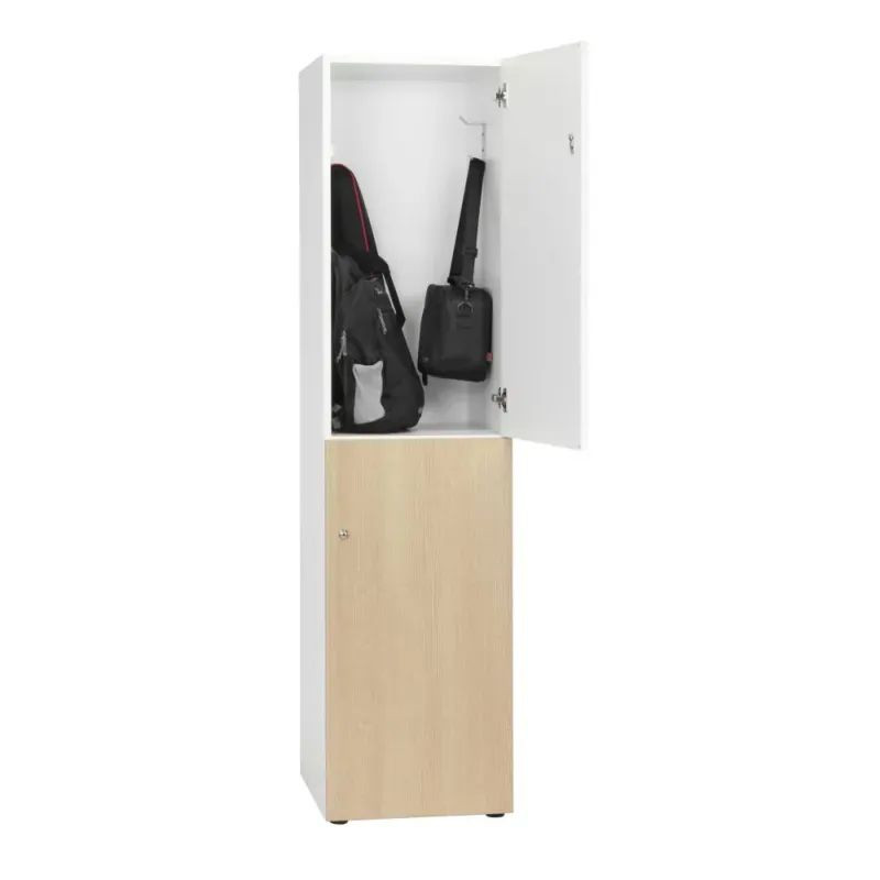 Armoire de bureau avec casiers pour vêtements et effets personnels