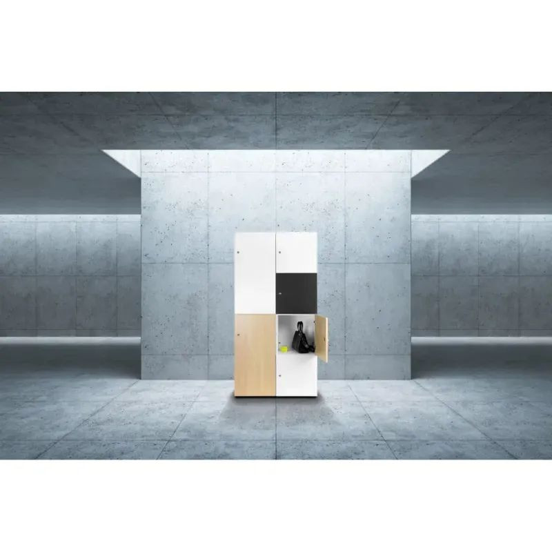Armoire de bureau avec casiers pour vêtements et effets personnels