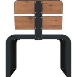 Assise avec pied en acier 