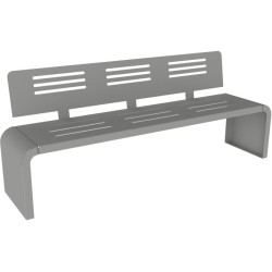 Banc métal New York
