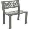 Banc urbain métal Berlin