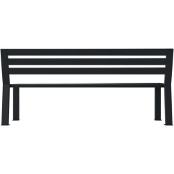Banc urbain métal Berlin