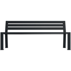 Banc urbain métal Berlin