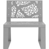 Banc public en métal Buton