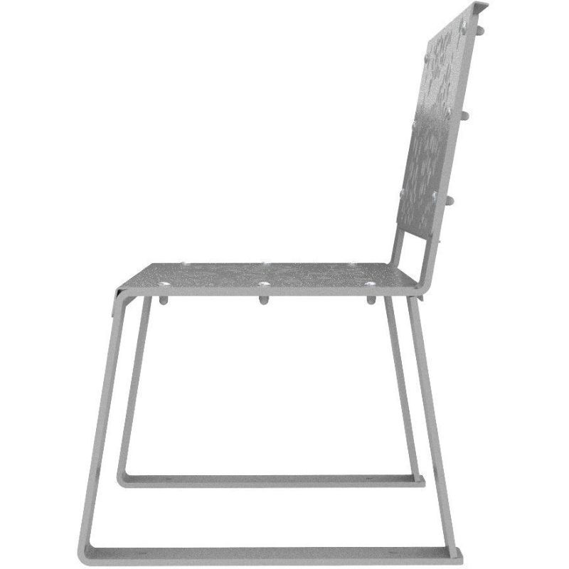 Banc public en métal Buton