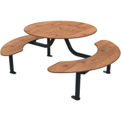 Table en HPL Moka