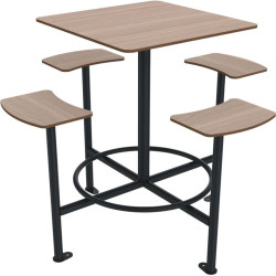 Table Moka en HPL avec repose pieds